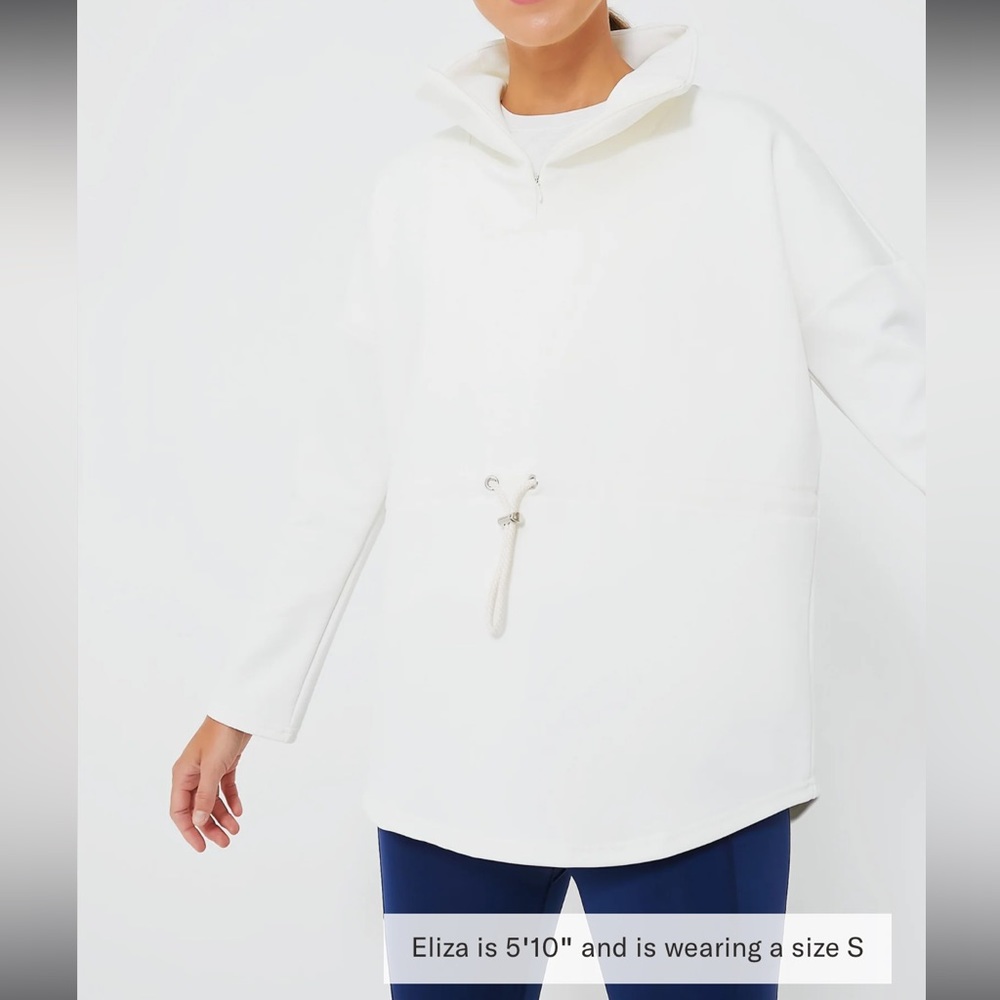 TNUCK SPORT
White Cinched Natalie Quarter Zip - Picture 2 of 11